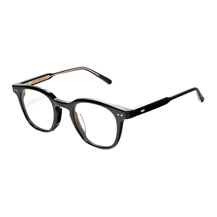 Adjustable Prescription GENTLE MONSTER Black Frame Blue Light Glasses Unisex Retro Optical. LUTTO-01