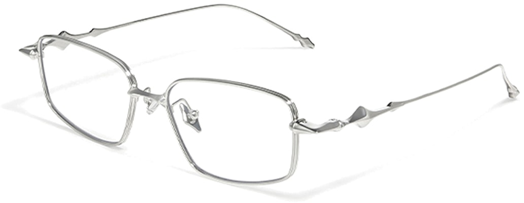 ジェントルモンスター 調整可能 処方メガネ スクエア ジオメトリック シルバー ユニセックス ATOMIC-02 Lookbook ジェントルモンスター 調整可能 処方メガネ スクエア ジオメトリック シルバー ユニセックス ATOMIC-02