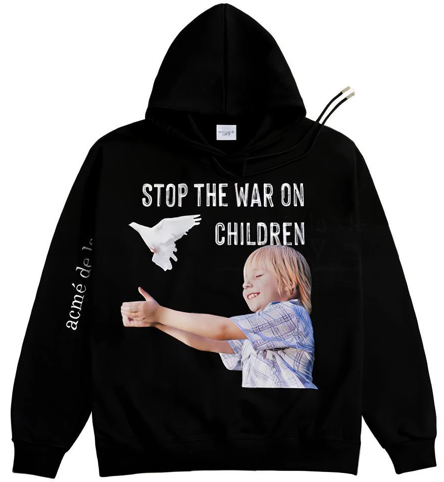 adlv-x-acme-de-la-vie-black-hoodie-world-peace-child-unisex-adlv-21-ss-hdbkbf-stw