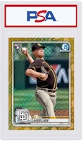 Adrian Morejon 2020 Bowman Chrome X Rookie Gold X-Fractor /3 #48