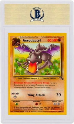 Aerodactyl-Holo 1999 Pokemon TCG Fossil #1/62 Order Aerodactyl-Holo 1999 Pokemon TCG Fossil #1/62