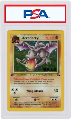 1999년 포켓몬 TCG 에어로닥틸 프리릴리즈 #1
Buy 1999년 포켓몬 TCG 에어로닥틸 프리릴리즈 #1