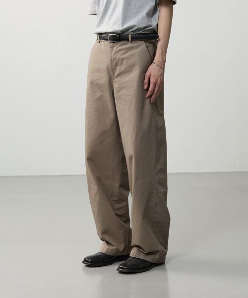 AESB Essential Wide Chino Pants - Washed Beige ASPRO26SMPA272BE