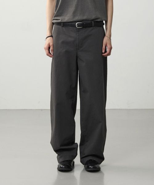 AESB Essential Wide Chino Pants - Washed Charcoal ASPRO26SMPA272CH