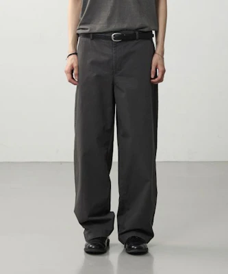 AESB Essential Wide Chino Pants - Washed Charcoal ASPRO26SMPA272CH Buy AESB Essential Wide Chino Pants - Washed Charcoal ASPRO26SMPA272CH