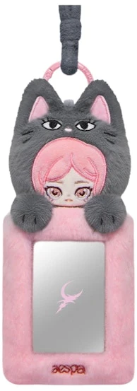 aespa-x-pop-mart-fluffy-club-series-fluffy-gelbulnyangi-card-holder