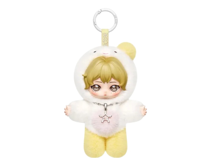 aespa x Pop Mart Fluffy Club Series Fluffy MUNGTAENGI - WINTER VER. Vinyl Plush Doll Pendant