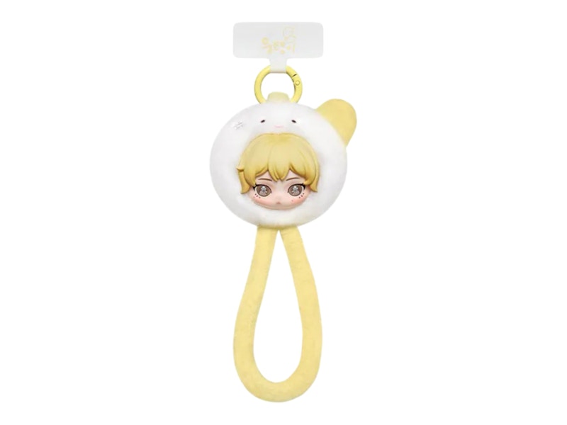 aespa x Pop Mart Fluffy Club Series Fluffy MUNGTAENGI - WINTER VER. Phone Lanyard