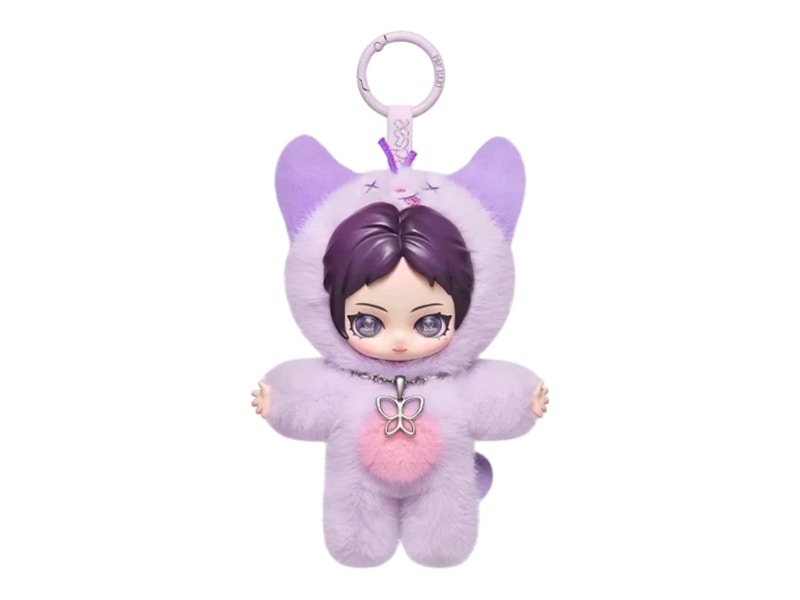 aespa x Pop Mart Fluffy Club Series Fluffy RWE - NINGNING VER. Vinyl Plush Doll Pendant