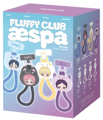 aespa x Pop Mart Fluffy Club Series Phone Lanyard Single Blind Box Buy aespa x Pop Mart Fluffy Club Series Phone Lanyard Single Blind Box