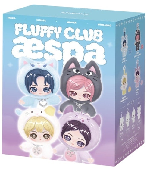 aespa-x-pop-mart-fluffy-club-series-vinyl-plush-doll-pendant-single-blind-box