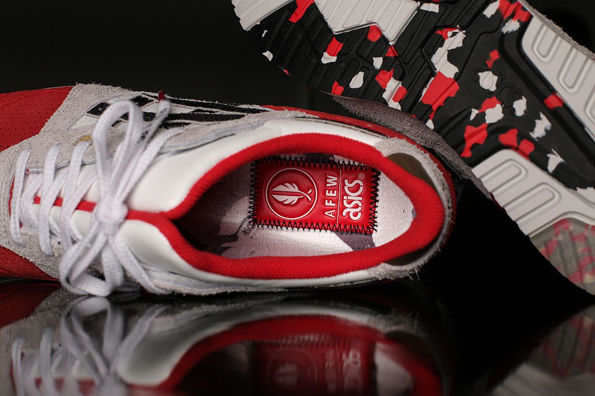 Details for AFEW x ASICS Gel Lyte 3 'Koi' (Sin cambios, nombre de modelo se mantiene en inglés) H51NK-0190