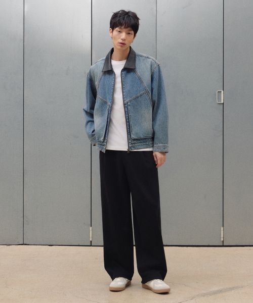 Lookbook Agod Carpenter Daimaoru Wide Sweatpants [Black] A5SLKP02