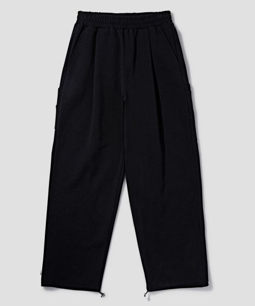 Purchase Agod Carpenter Daimaoru Wide Sweatpants [Black] A5SLKP02
