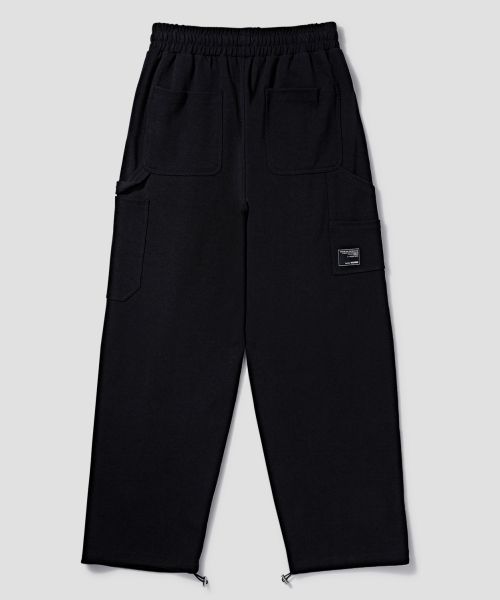 Details for Agod Carpenter Daimaoru Wide Sweatpants [Black] A5SLKP02