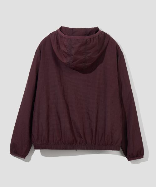 Purchase AGOD Oblique Hood Windbreaker [Burgundy] A6SLJA01BU