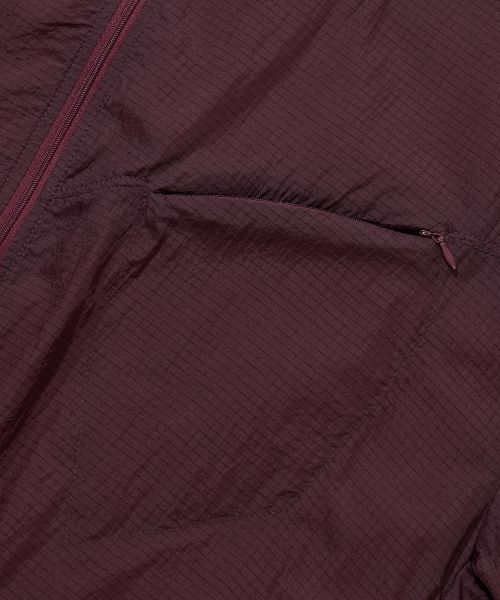 Sizing AGOD Oblique Hood Windbreaker [Burgundy] A6SLJA01BU