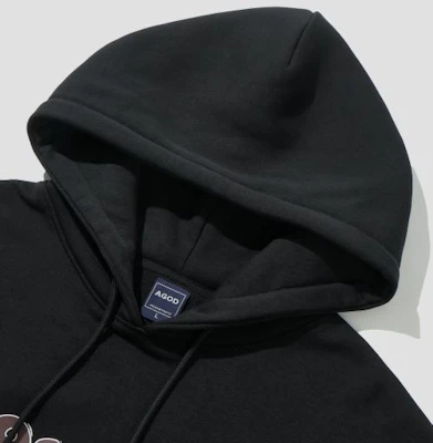 AGOD リムーブ テリー スウェットパーカー ブラック A5FLKT01 Sizing AGOD リムーブ テリー スウェットパーカー ブラック A5FLKT01