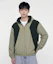 Lookbook AGOD侧开叉拼色防风外套【浅卡其色】 A5SLWJ03