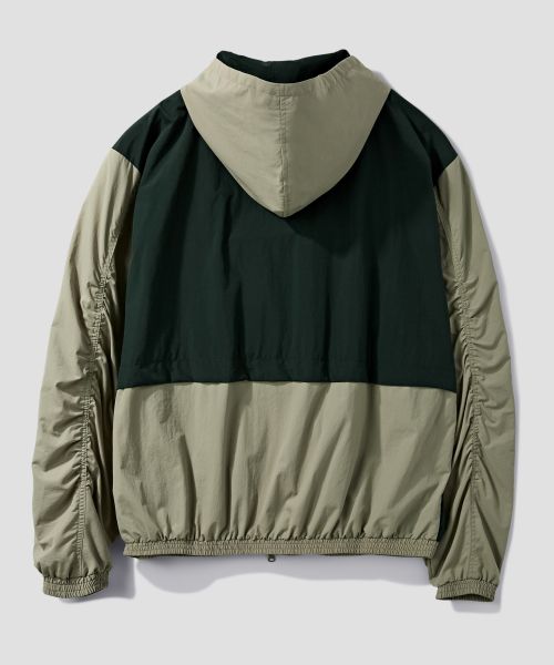 Details for AGOD Side-Slit Two-Tone Windbreaker [Light Khaki] A5SLWJ03