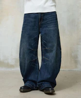 Buy Agod 深蓝色按扣弯刀裤 A6SLDP06DB