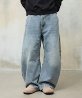 Buy Agod 按扣弯刀裤(浅蓝色) A6SLDP06LB