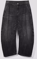Purchase Agod 按扣弯刀裤(水洗黑) A6SLDP06WB