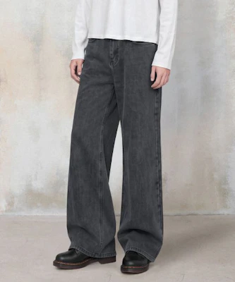 Agod 宽腿牛仔裤(灰色) D6DT01 Lookbook Agod 宽腿牛仔裤(灰色) D6DT01