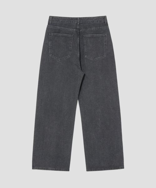 Details for Agod Wide Denim Pants [Gray] D6DT01