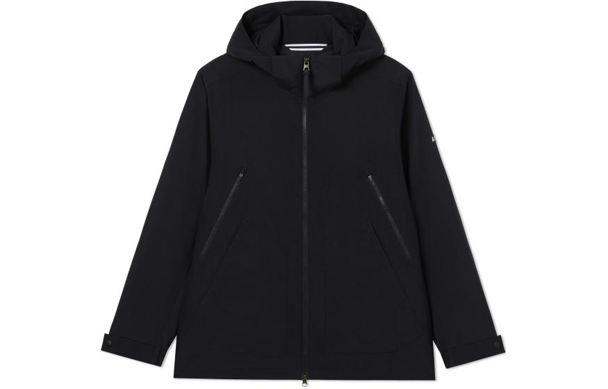 AIGLE  Black Outdoor Casual Sports Zip-Up Hooded Jacket AQ411 圖 2