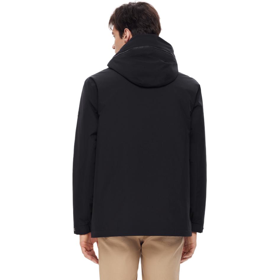AIGLE  Black Outdoor Casual Sports Zip-Up Hooded Jacket AQ411 圖 4