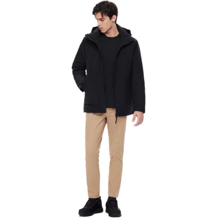 AIGLE  Black Outdoor Casual Sports Zip-Up Hooded Jacket AQ411 圖 5