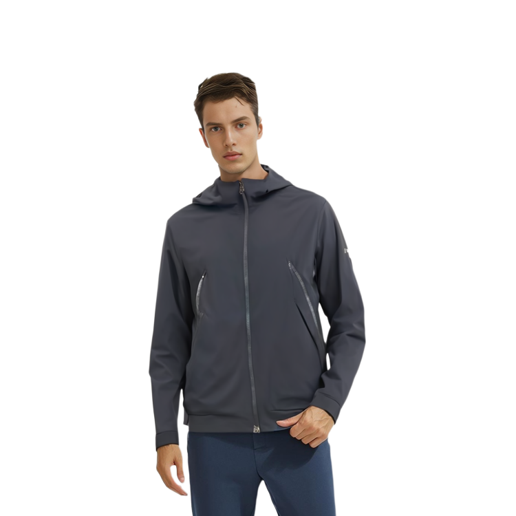 AIGLE  Black Outdoor Casual Sports Zip-Up Hooded Jacket AQ411 圖 6