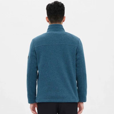AIGLE ロゴ付きフルジップフリースジャケット グレイッシュブルー AF831 Shop AIGLE ロゴ付きフルジップフリースジャケット グレイッシュブルー AF831