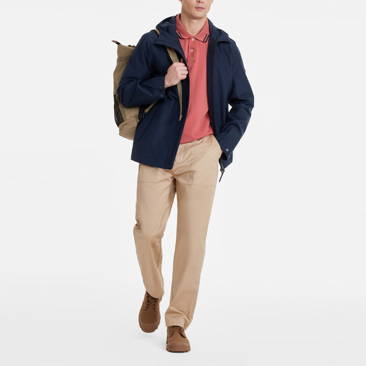 AIGLE  GTX Logo Hooded Jacket Imperial Deep Blue AW461 圖 4