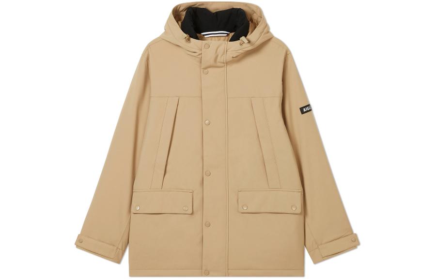 AIGLE  Outdoor Casual Cotton Jacket - Bamboo Apricot Color. AR541