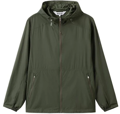 AIGLE Jaket Hoodie Simple Solid Lengan Panjang Hijau Avocado. AT993 Order AIGLE Jaket Hoodie Simple Solid Lengan Panjang Hijau Avocado. AT993