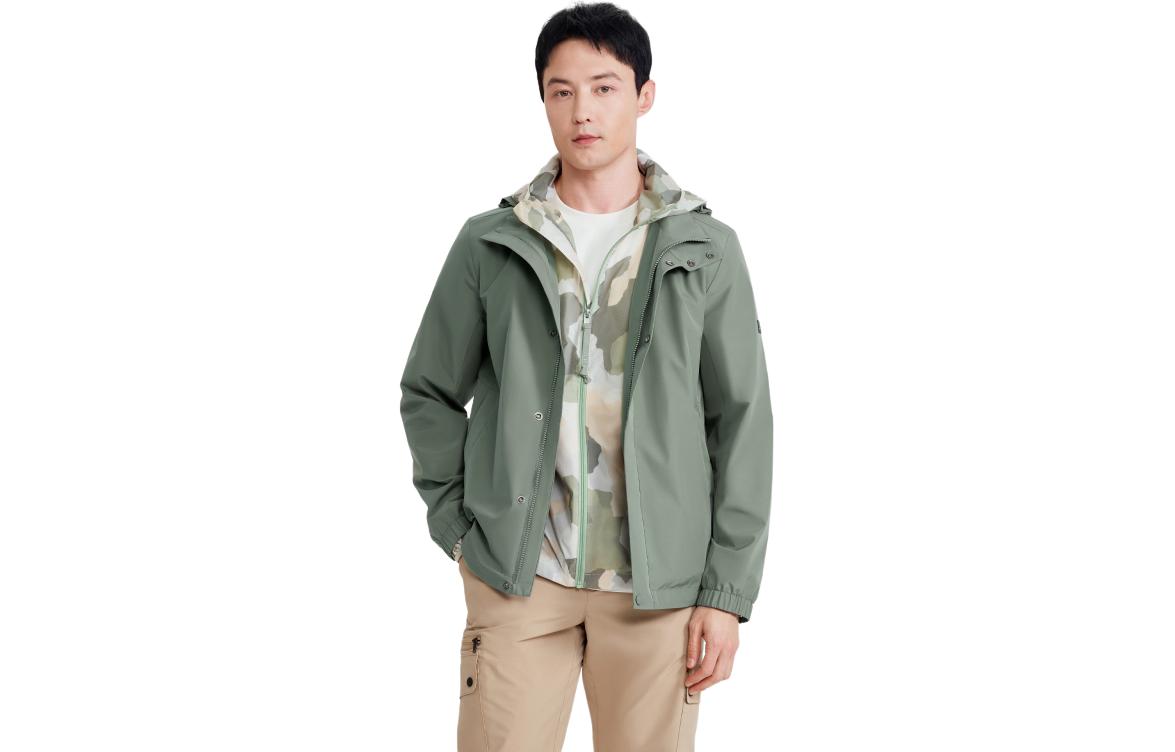 AIGLE  Spring Summer GTX Windproof Waterproof Jacket - Sage Green AW401 圖 2