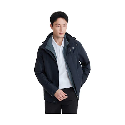 AIGLE Waterproof Windproof Hooded Zip Long Sleeve Outdoor Jacket AW48