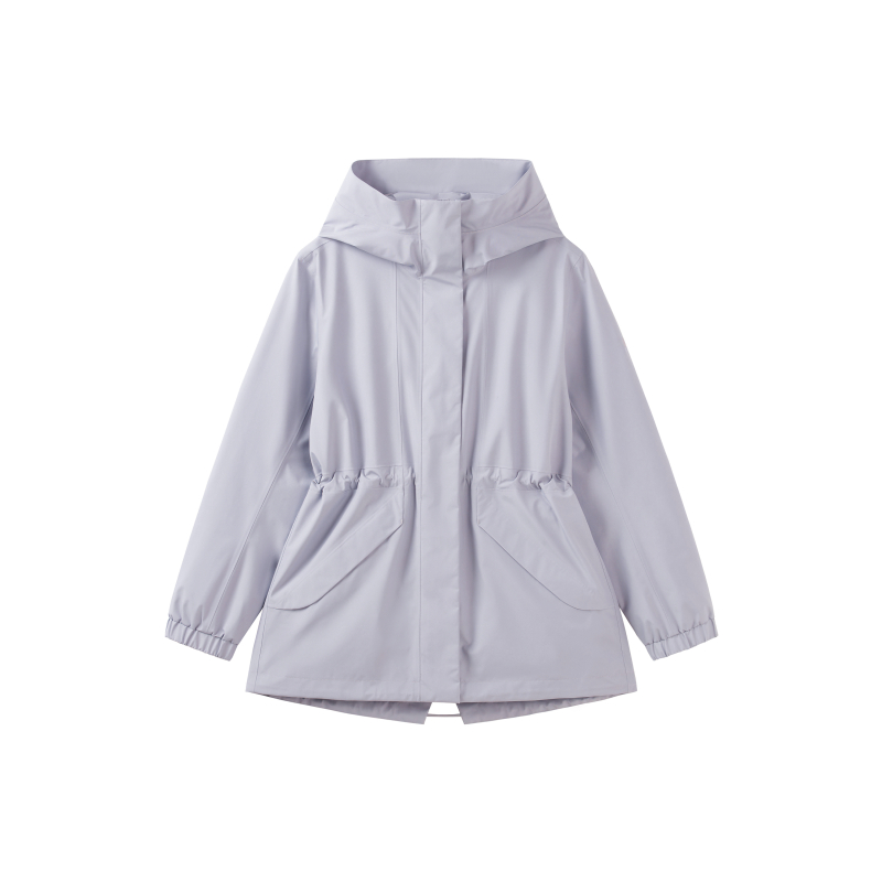 AIGLE  Waterproof Windproof Outdoor Jacket - Hiking, Skiing - Gray Purple BD163