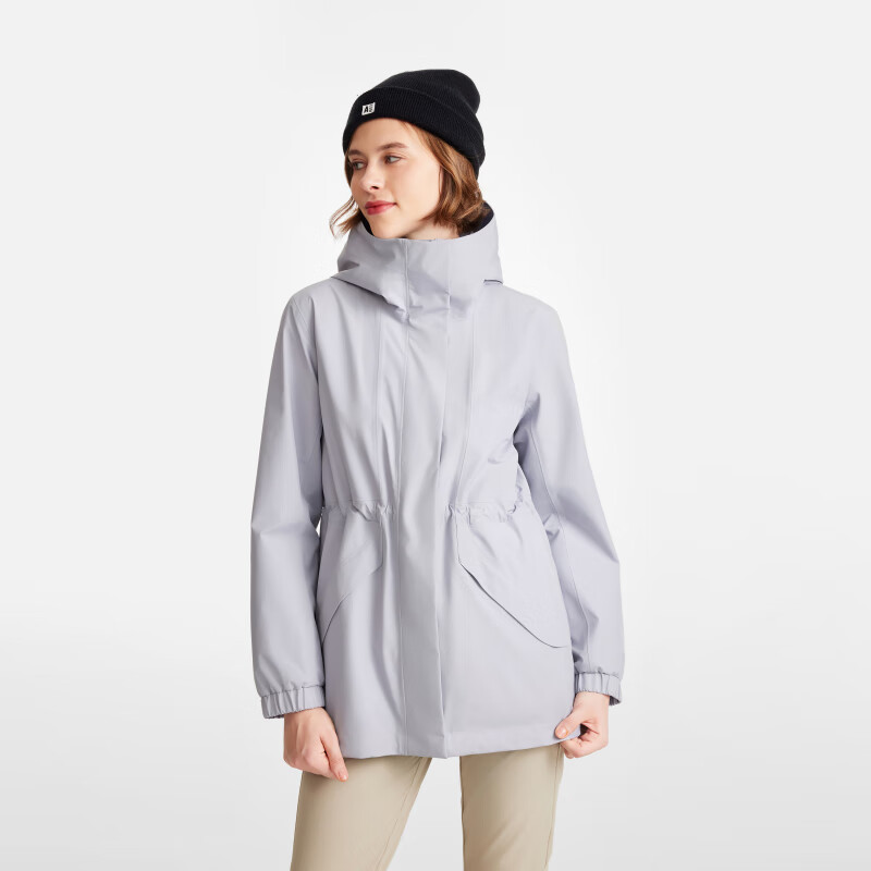 AIGLE  Waterproof Windproof Outdoor Jacket - Hiking, Skiing - Gray Purple BD163 圖 4