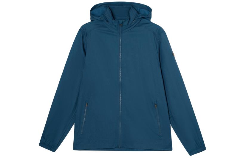 AIGLE Abyss Blue Zip-Up Casual Sports Jacket Long Sleeve Q7931