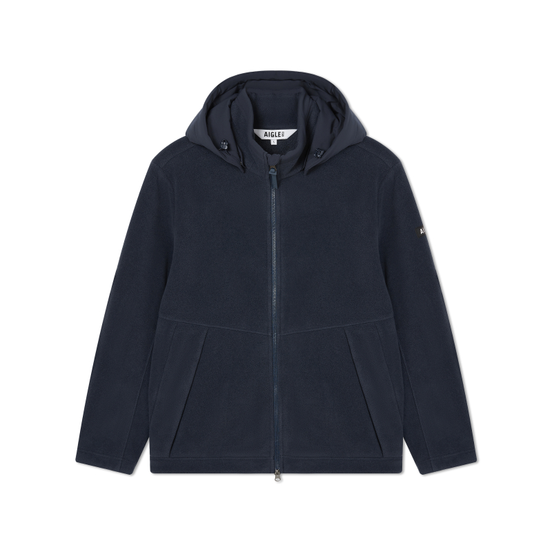 AIGLE Fleece Outdoor Jacket - Imperial Deep Blue AQ681