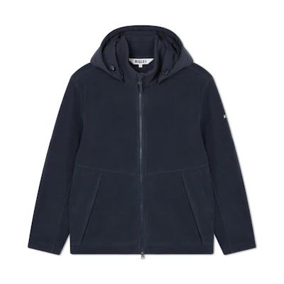 AIGLE Fleece Outdoor Jacket - Imperial Deep Blue AQ681