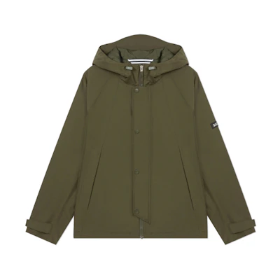 AIGLE GTX Avocado Green Waterproof Breathable Hooded Jacket AP06D