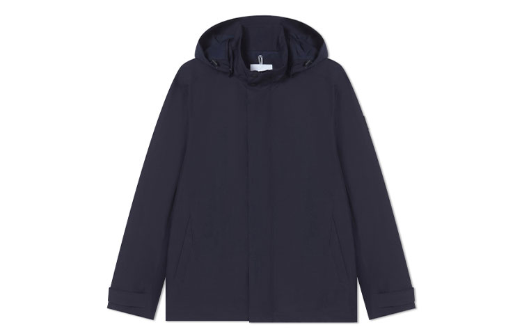AIGLE GORE-TEX Navy Waterproof Windbreaker Outdoor Jacket AL441