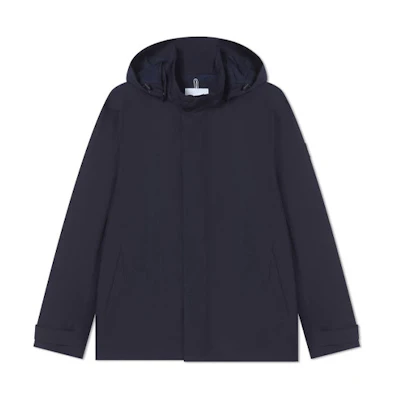 AIGLE GORE-TEX Navy Waterproof Windbreaker Outdoor Jacket AL441