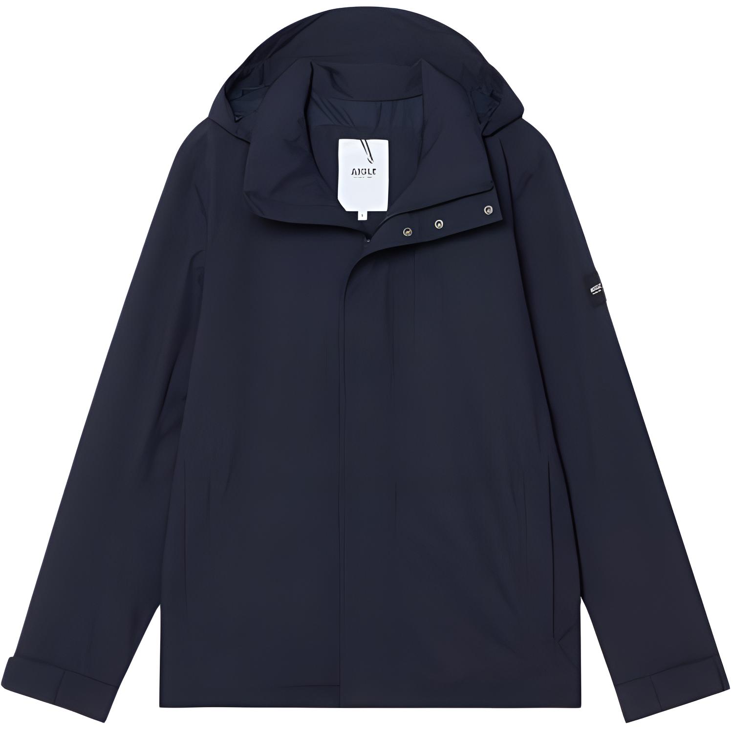 AIGLE GORE-TEX Outdoor Windproof Waterproof Jacket - Indigo Blue N8471