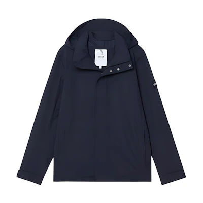 AIGLE GORE-TEX Outdoor Windproof Waterproof Jacket - Indigo Blue N8471