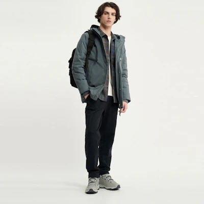 AIGLE GORE-TEX Jaket Tahan Air Tahan Angin dan Bernapas Biru Abu-Abu AP196 Details for AIGLE GORE-TEX Jaket Tahan Air Tahan Angin dan Bernapas Biru Abu-Abu AP196